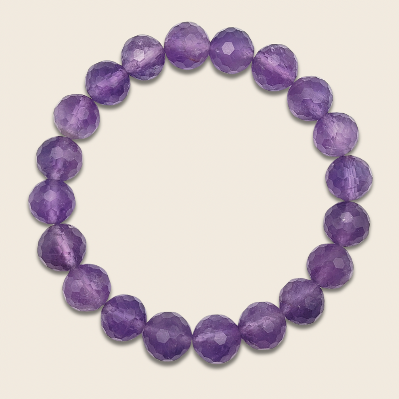 Amethyst Cutting Bracelet